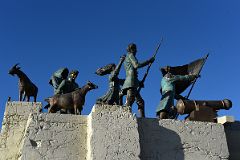 07C Figures On The Schooner Ancud On The Taking Possession Of The Strait of Magellan Monument In Punta Arenas Chile.jpg